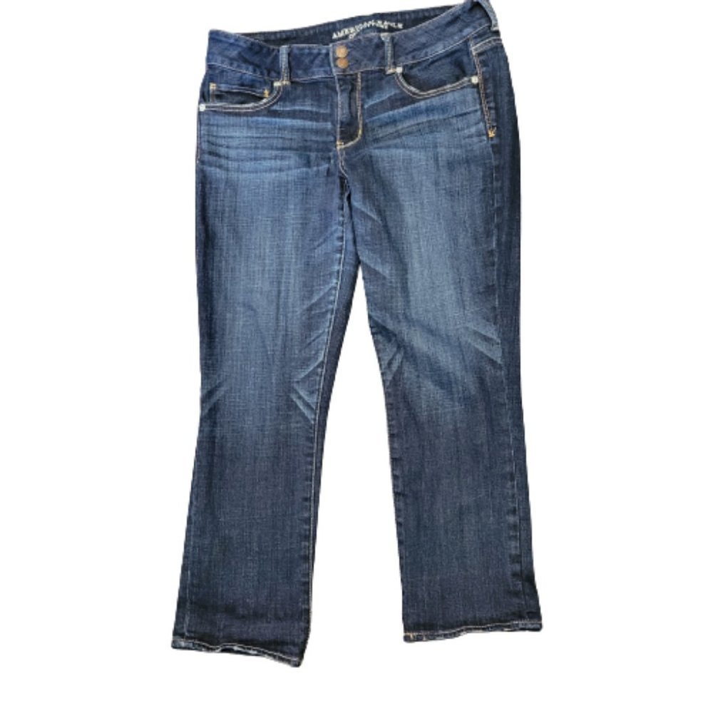 American Eagle Outfitters Blue Cropped Jeans